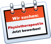 Wir suchen: Physiotherapeut/in Jetzt bewerben!